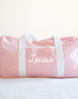 Personalized weekend bag - Linen and cotton