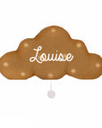 Personalized cloud linen night light with music option