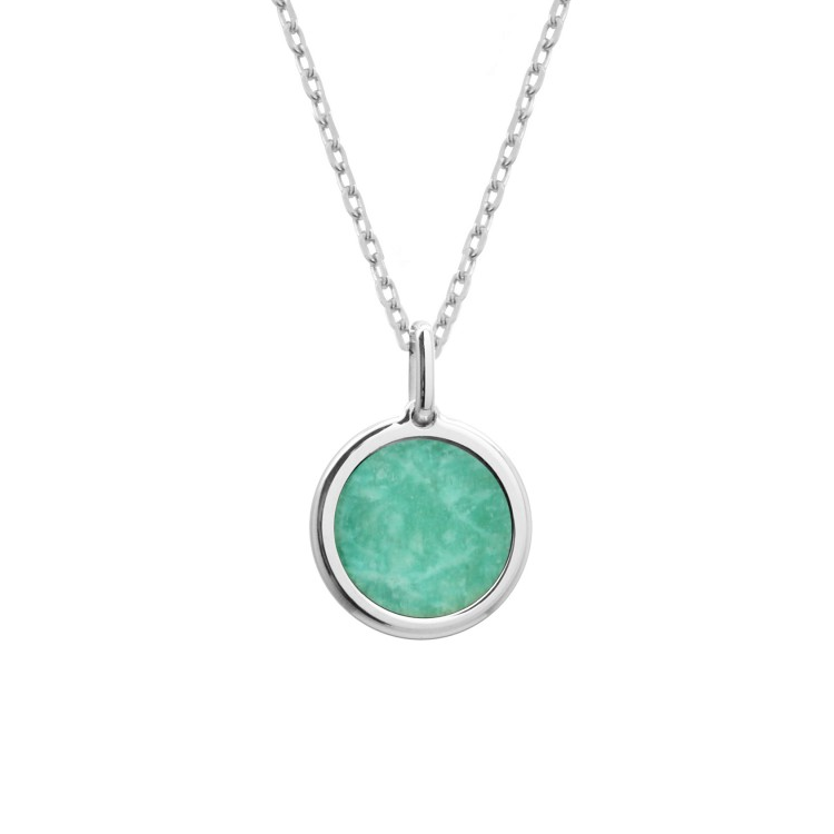 Collier pierre fine personnalisé - Argent
