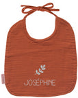 Personalized baby bib - Cotton gauze