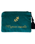 Personalized velvet pouch