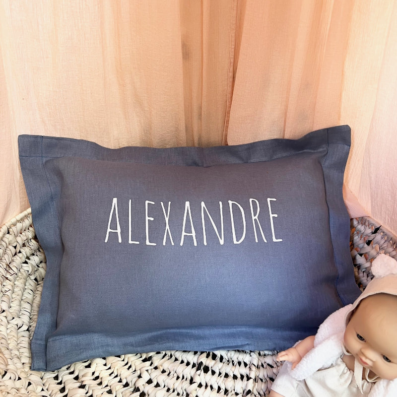 Personalized baby cushion - Linen