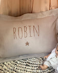 Personalized baby cushion - Double cotton gauze