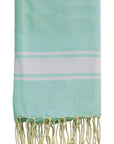 fouta-vert-d-eau-personnalisable