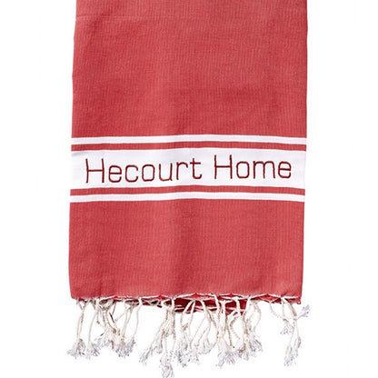 Fouta plate personnalisable - Vert d'eau