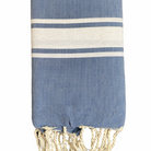 Fouta plate personnalisable - Bleu jean