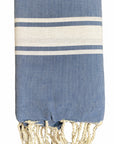 fouta-bleu-dur-personnalisation-plage-soleil-bronzage-frange-artisanal