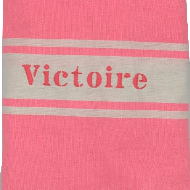 Fouta plate personnalisable - Bleu jean