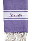 fouta-violet-personnalisation-plage-soleil-bronzage-frange-artisanal