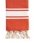 fouta-enfant-orange-personnalisable-soleil-plage-serviette