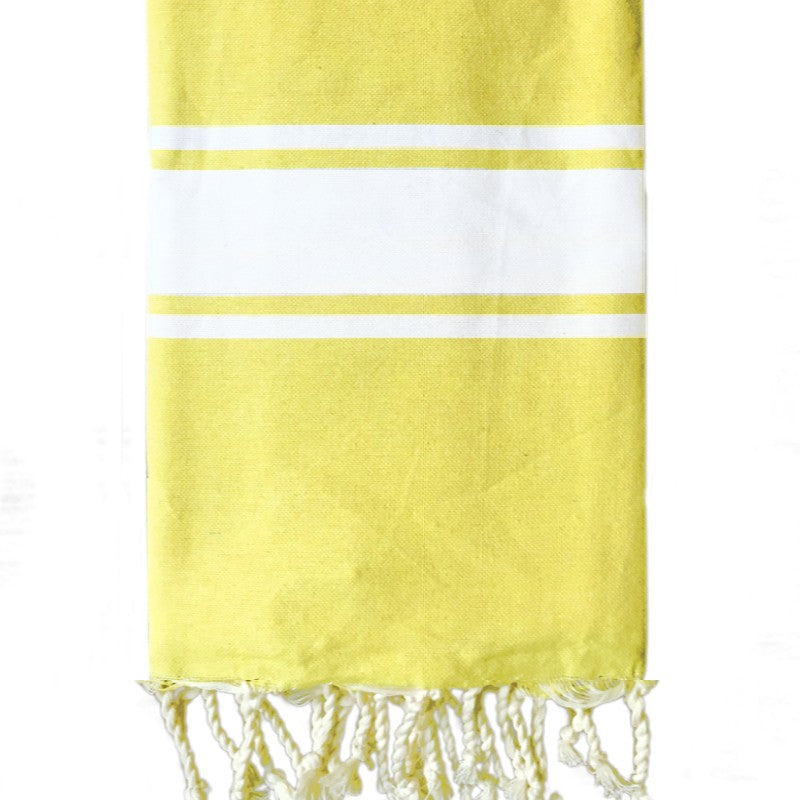 fouta-jaune-personnalisable