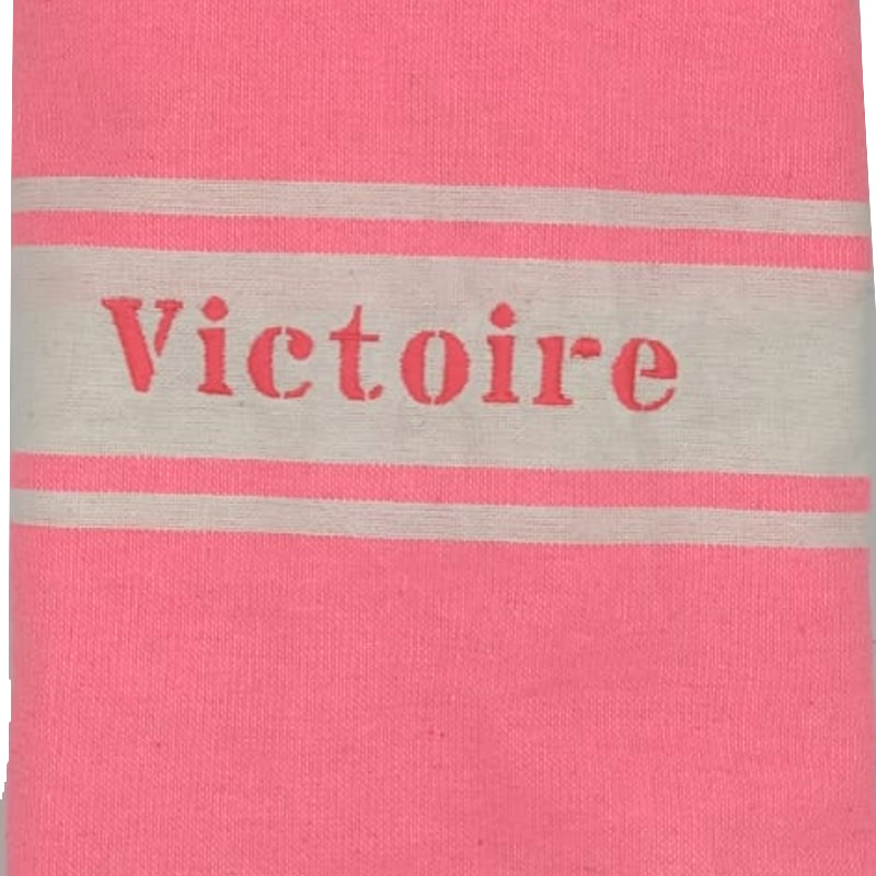 Fouta plate enfant personnalisable - Rose pâle