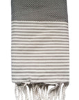 fouta-nid-d-abeille-rayé-rose-plage-soleil-serviette-mer-personnalisable-texte-prenom-cadeau-adulte-unique