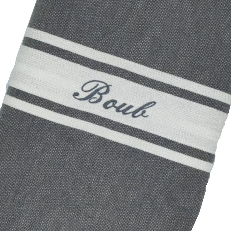 Fouta plate personnalisable - Bleu roi