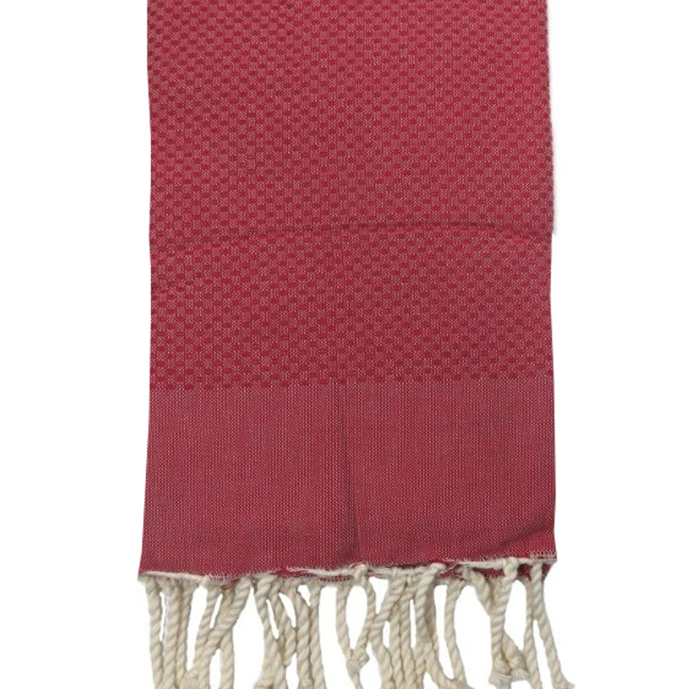 fouta-nid-d-abeille-unie-rouge-plage-soleil-serviette-mer-personnalisable-texte-prenom-cadeau-adulte-unique