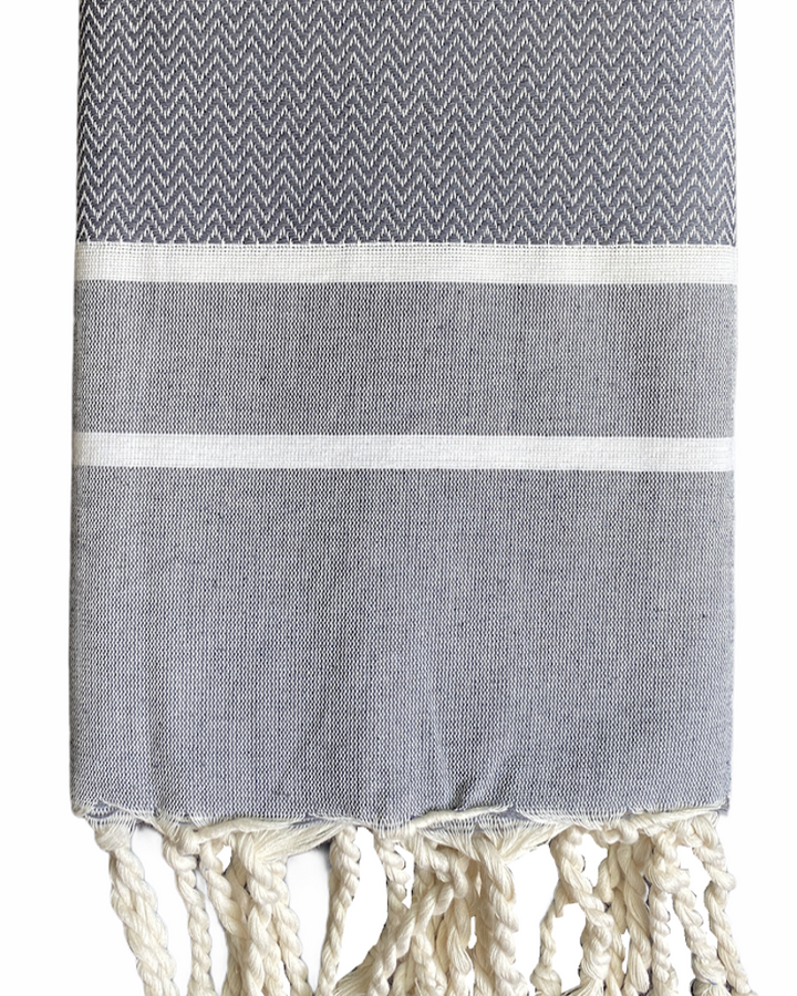fouta-chevron-gris-personnalisable
