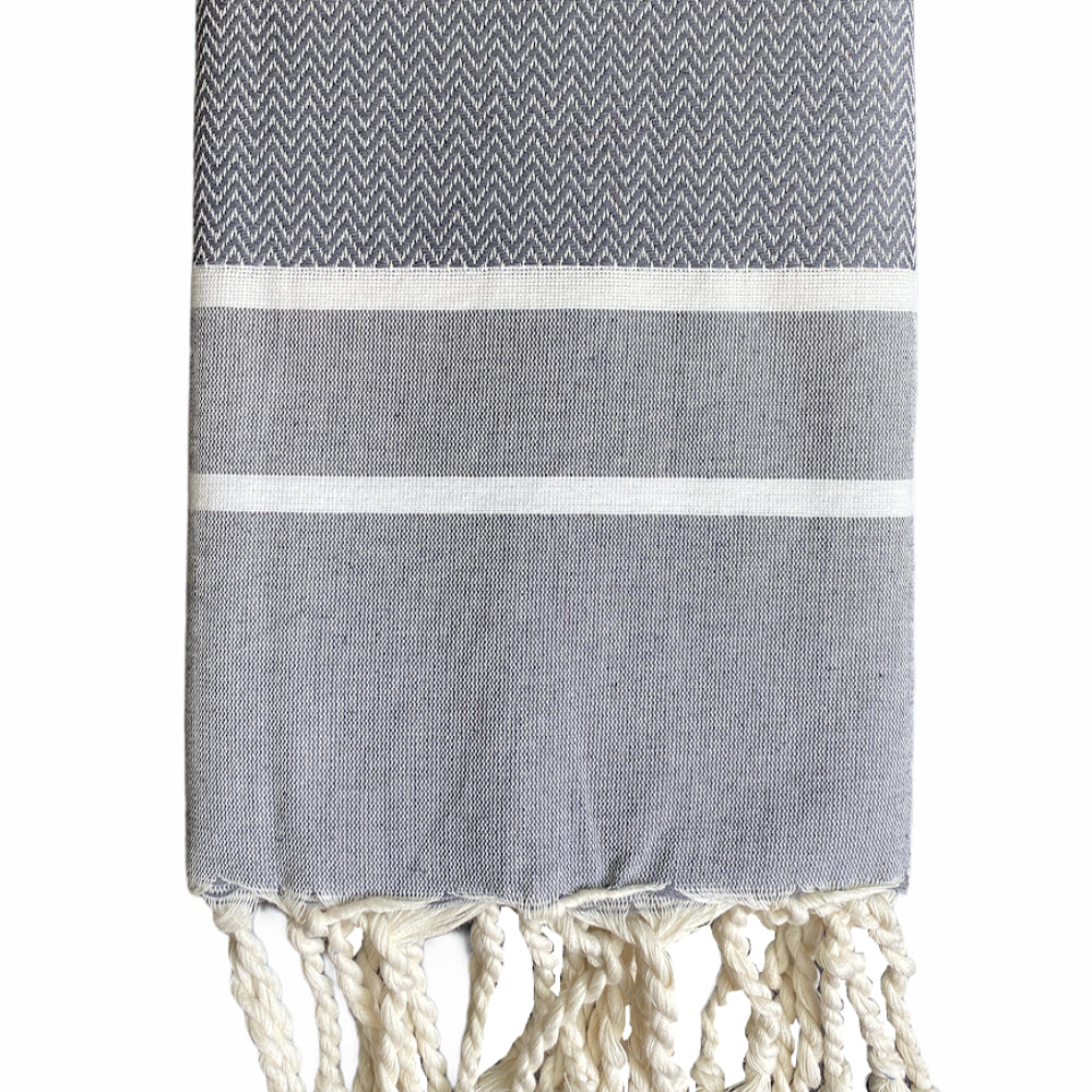 fouta-chevron-gris-personnalisable