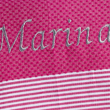 fouta-nid-d-abeille-rayé-rouge-plage-soleil-serviette-mer-personnalisable-texte-prenom-cadeau-adulte-unique