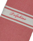 Fouta plate enfant personnalisable - Moutarde