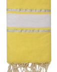 fouta-lurex-jaune-personnalisable