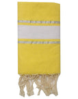 fouta-plate-lurex-jaune-personnalisable-cadeau-adulte-plage-mer-soleil-serviette