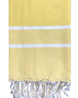 fouta-chevron-jaune