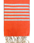 fouta-lurex-orange-personnalisable