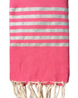 fouta-lurex-fuchsia-argent-personnalisable