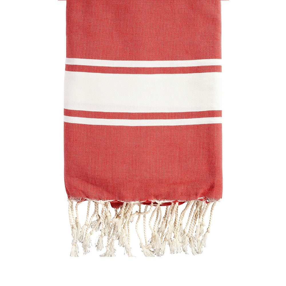 fouta-enfant-rouge-personnalisable-soleil-plage-serviette