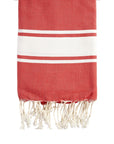 fouta-enfant-rouge-personnalisable-soleil-plage-serviette