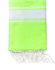 fouta-enfant-jaune-fluo-personnalisable-soleil-plage-serviette