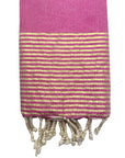 fouta-plate-lurex-fuchsia-personnalisable-cadeau-adulte-plage-mer-soleil-serviette