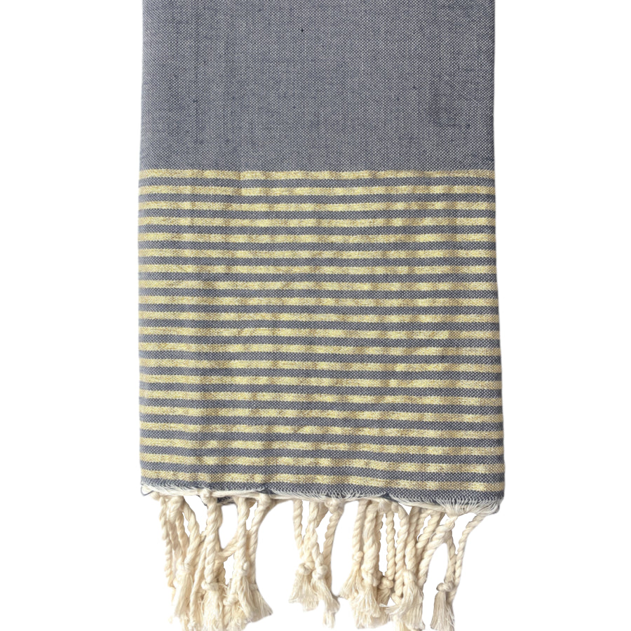 fouta-plate-lurex-gris-moyen-personnalisable-cadeau-adulte-plage-mer-soleil-serviette