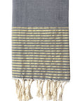 fouta-plate-lurex-gris-moyen-personnalisable-cadeau-adulte-plage-mer-soleil-serviette