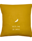 Coussin en lin cadeau adulte personnalisé