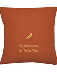 Personalized adult gift linen cushion