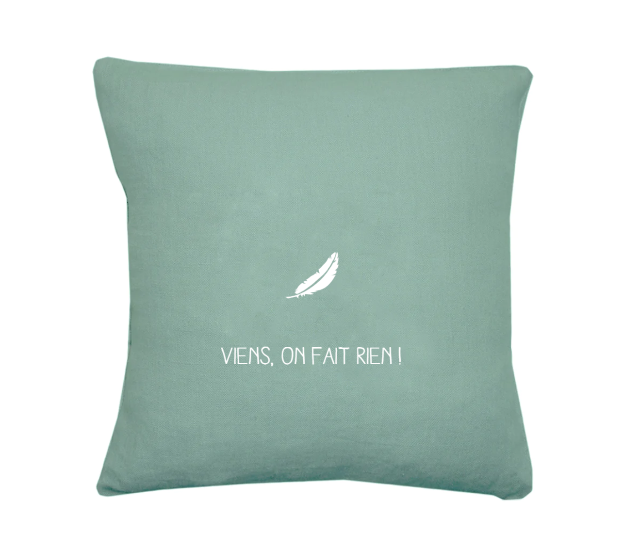 Coussin en lin cadeau adulte personnalisé