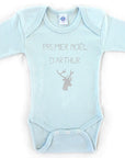 Personalized baby bodysuit - NOEL model