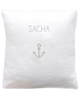 Personalized children's linen cushion