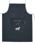 Personalized children's kitchen apron - COATED LIN