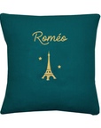 Coussin en lin enfant personnalisé