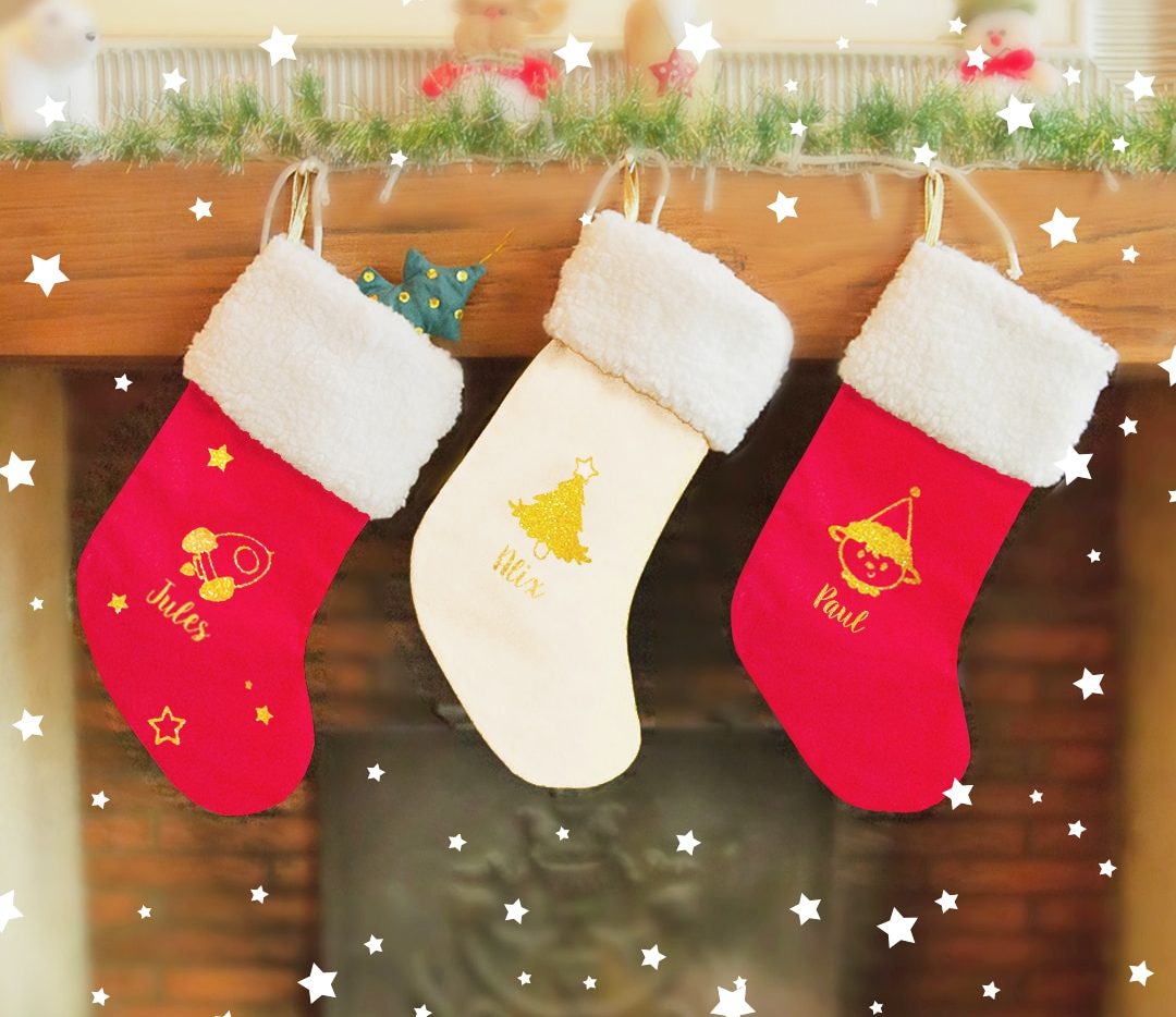 Personalized Christmas Sock - Fur