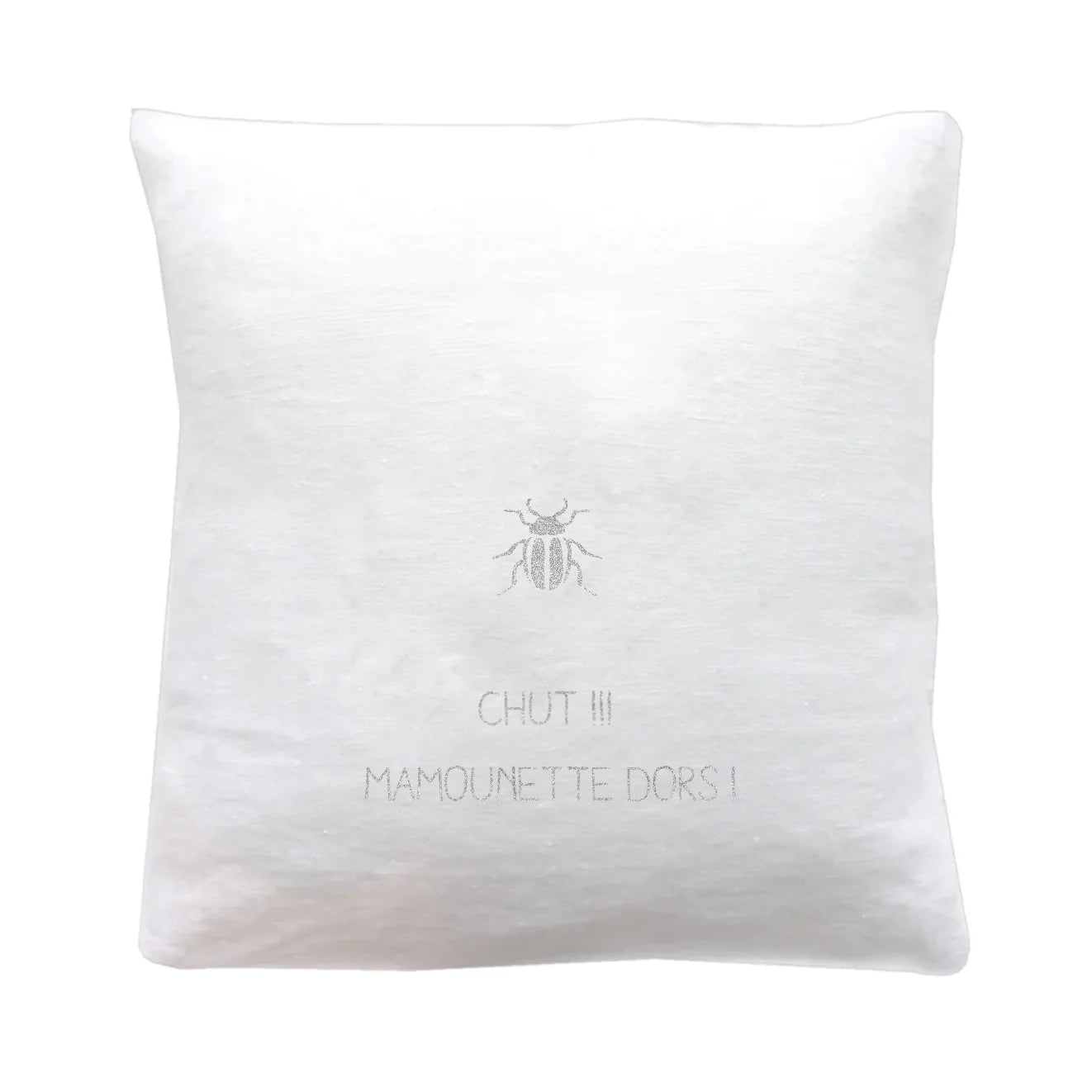 Coussin en lin personnalisé - Cadeau fête des mères