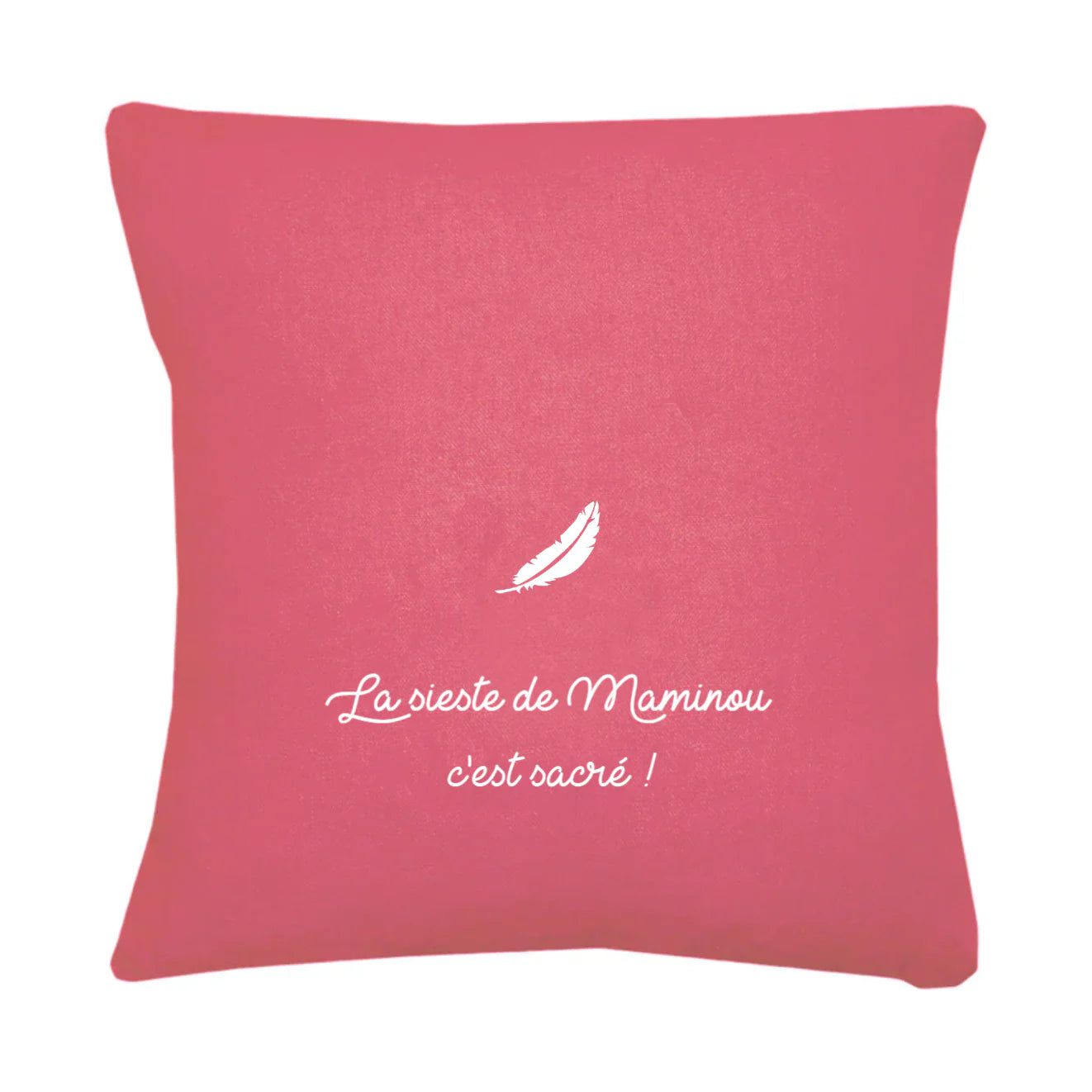 Coussin en lin personnalisé - Cadeau fête des mères