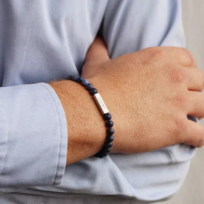 Coffret duo pour couple - Bracelets personnalisés perles colorées