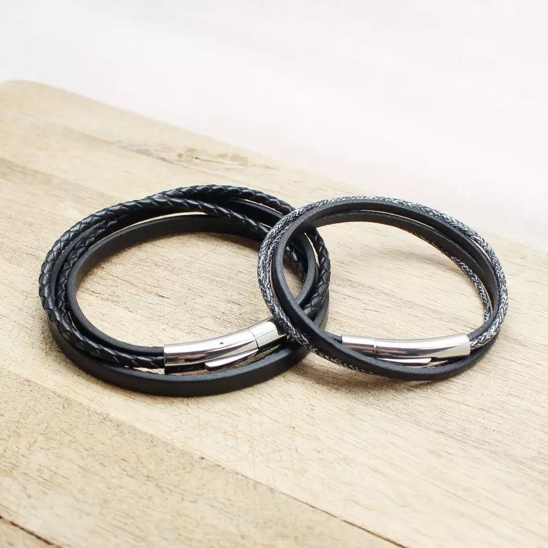 Duo de  bracelet personnalisé homme et femme