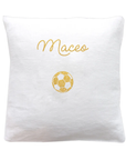 Personalized children's linen cushion