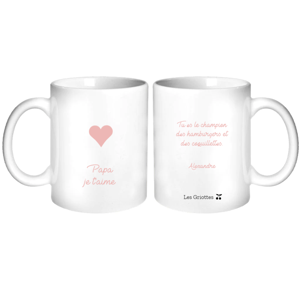 Mug personnalisé - Fête des pères