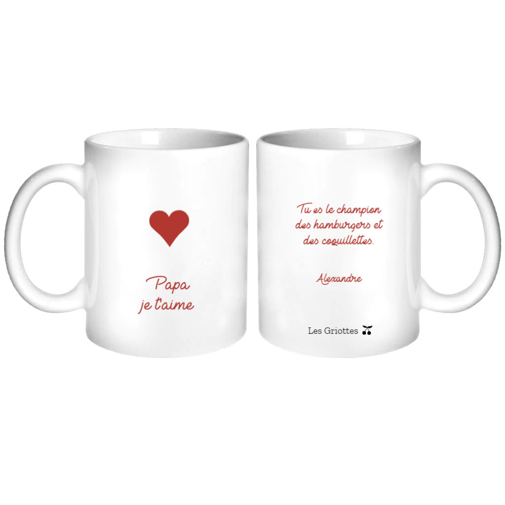 Mug personnalisé - Fête des pères