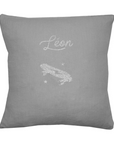 Coussin en lin enfant personnalisé